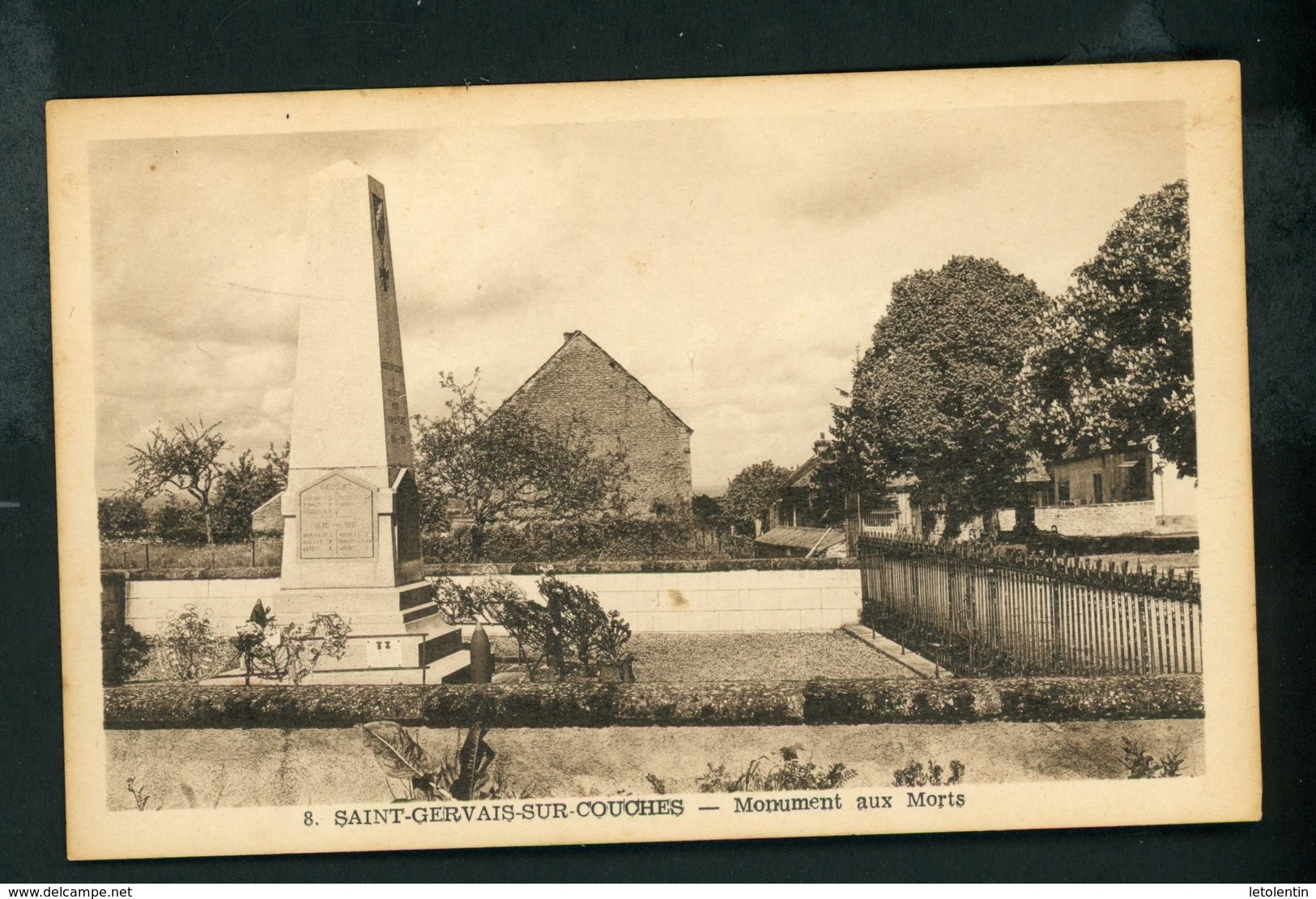 CPA - 71 - SAINT-GERVAIS-SUR-COUCHES - MONUMENT AUX MORTS - Autres & Non Classés