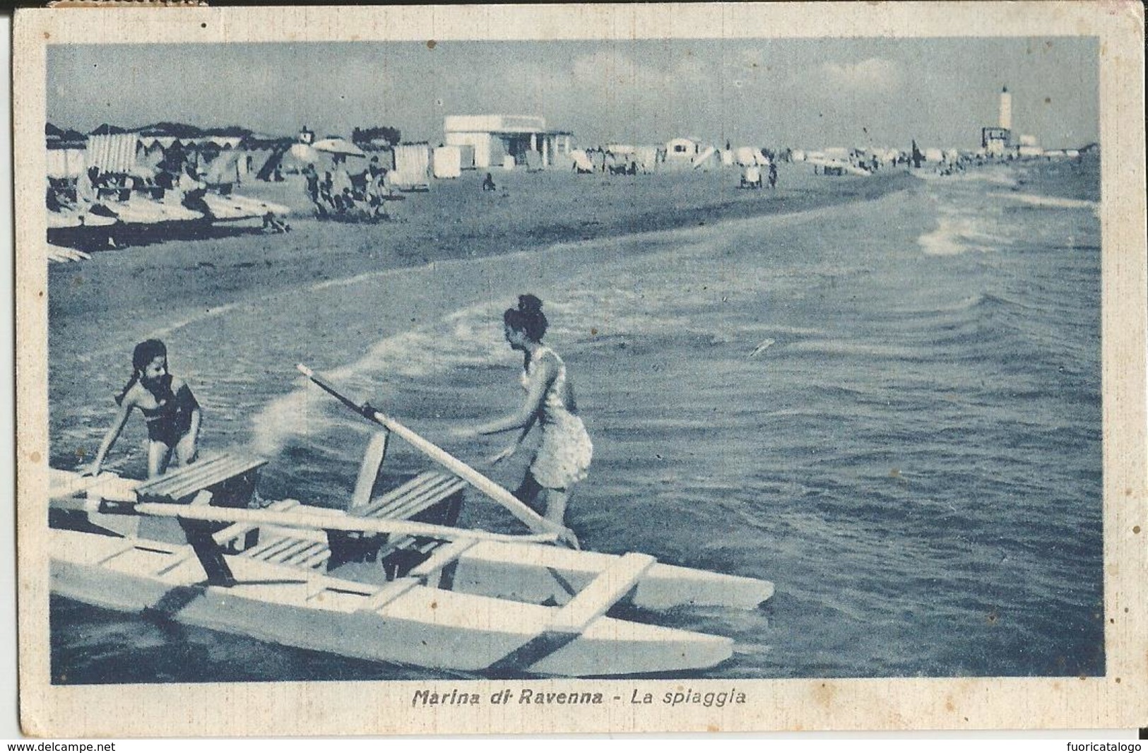 MARINA DI RAVENNA (RAVENNA) LA SPIAGGIA -FP - Ravenna