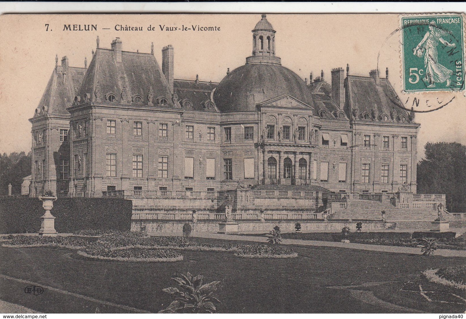 CP , 77 , MELUN , Château De Vaux-le-Vicomte - Melun