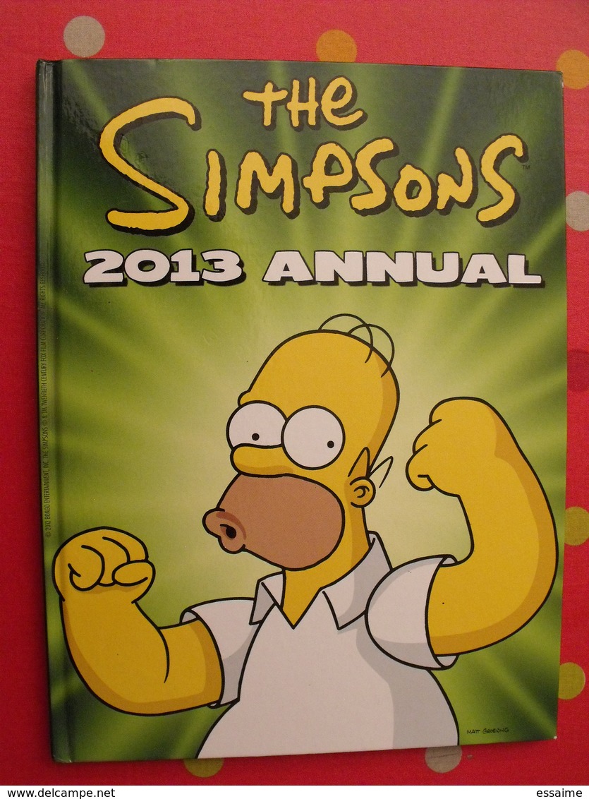 The Simpsons 2013 Annual. Matt Groening. Titan Books 2012. BD En Anglais - Autres & Non Classés