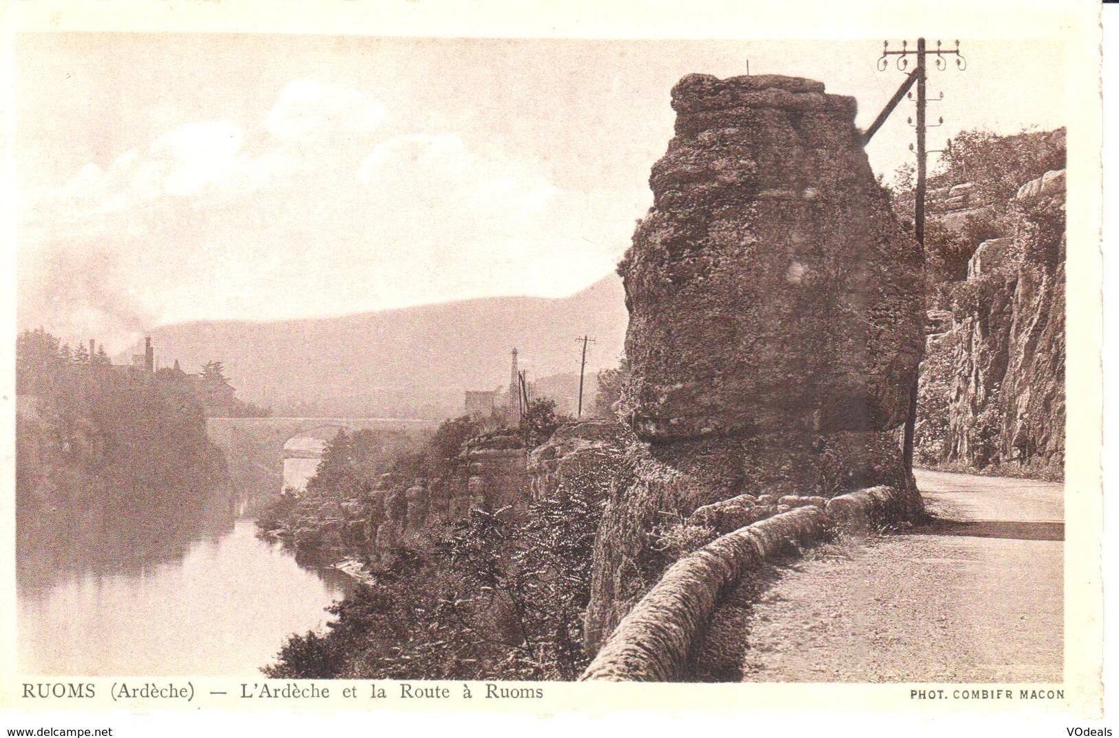 (07) Ardèche - CP - Ruoms - L'Ardèche Et La Route De Ruoms - Ruoms