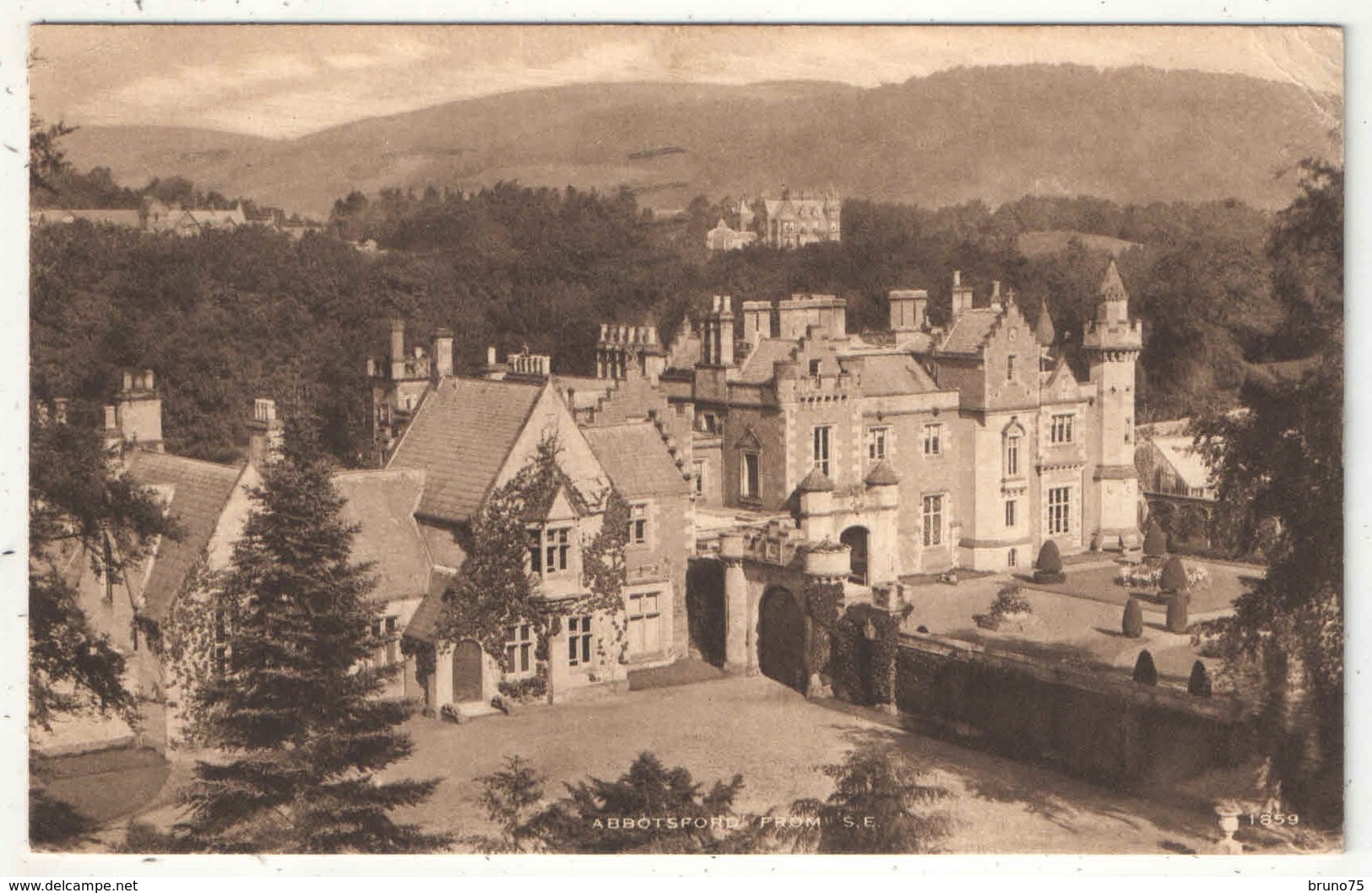 ABBOTSFORD From S.E. - 1928 - Roxburghshire