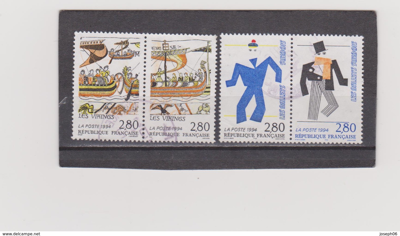 FRANCE   1994 N° Y.T. 2866  à  2871  Incomplet  Oblitéré - Used Stamps