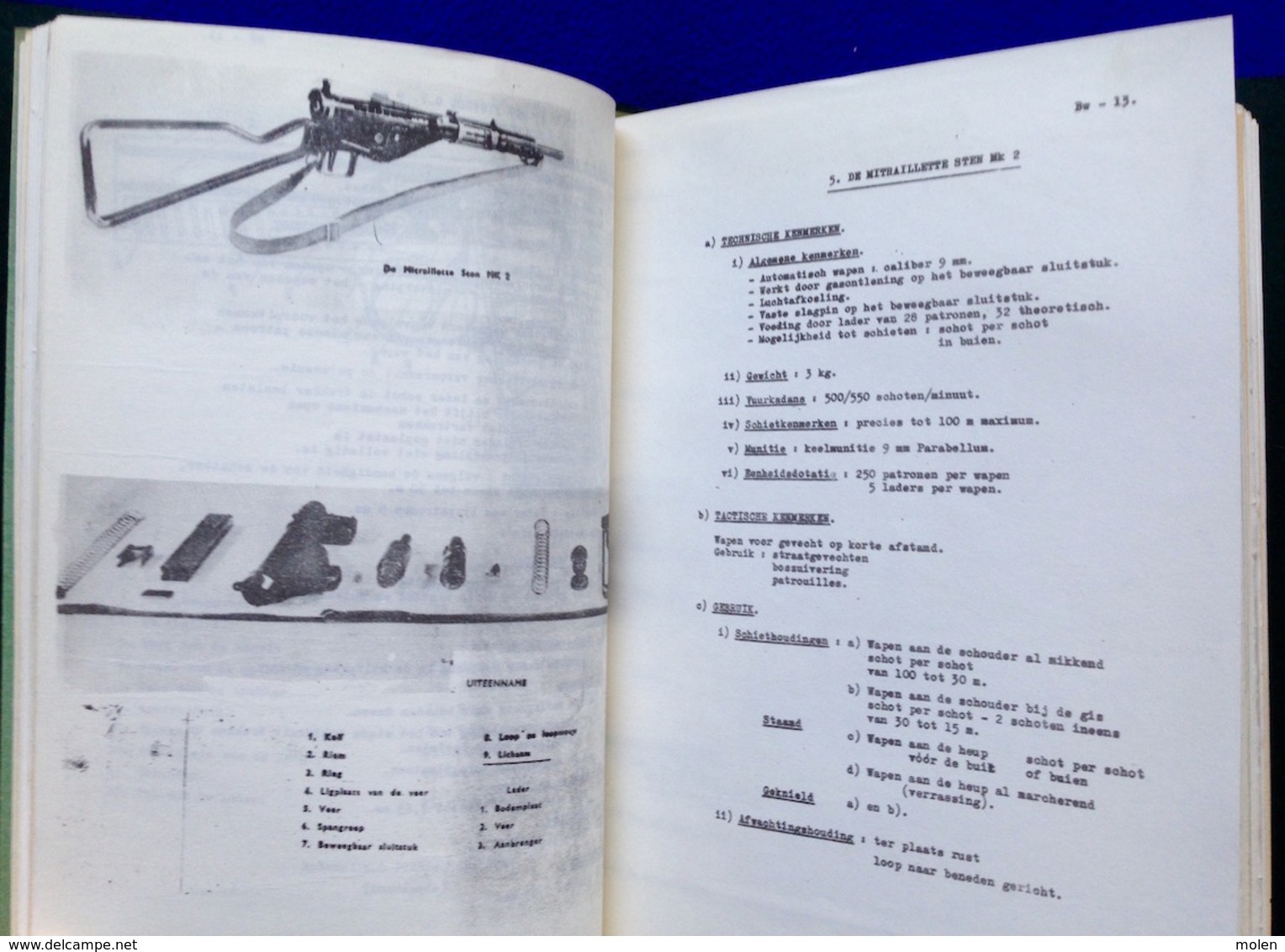 TECHNISCHE GIDS VOOR INFANTERIE ONDEROFFICIER ©1953 Infanterieschool Militair Militaire Sous-officier Handleiding Z266 - Hollandais