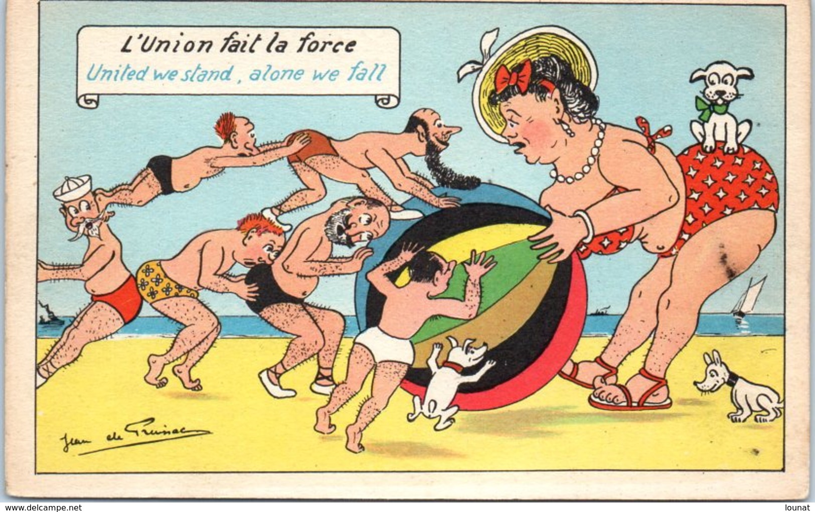 Illustrateur Jean De PREISSAC - L'union Fait La Force - Preissac
