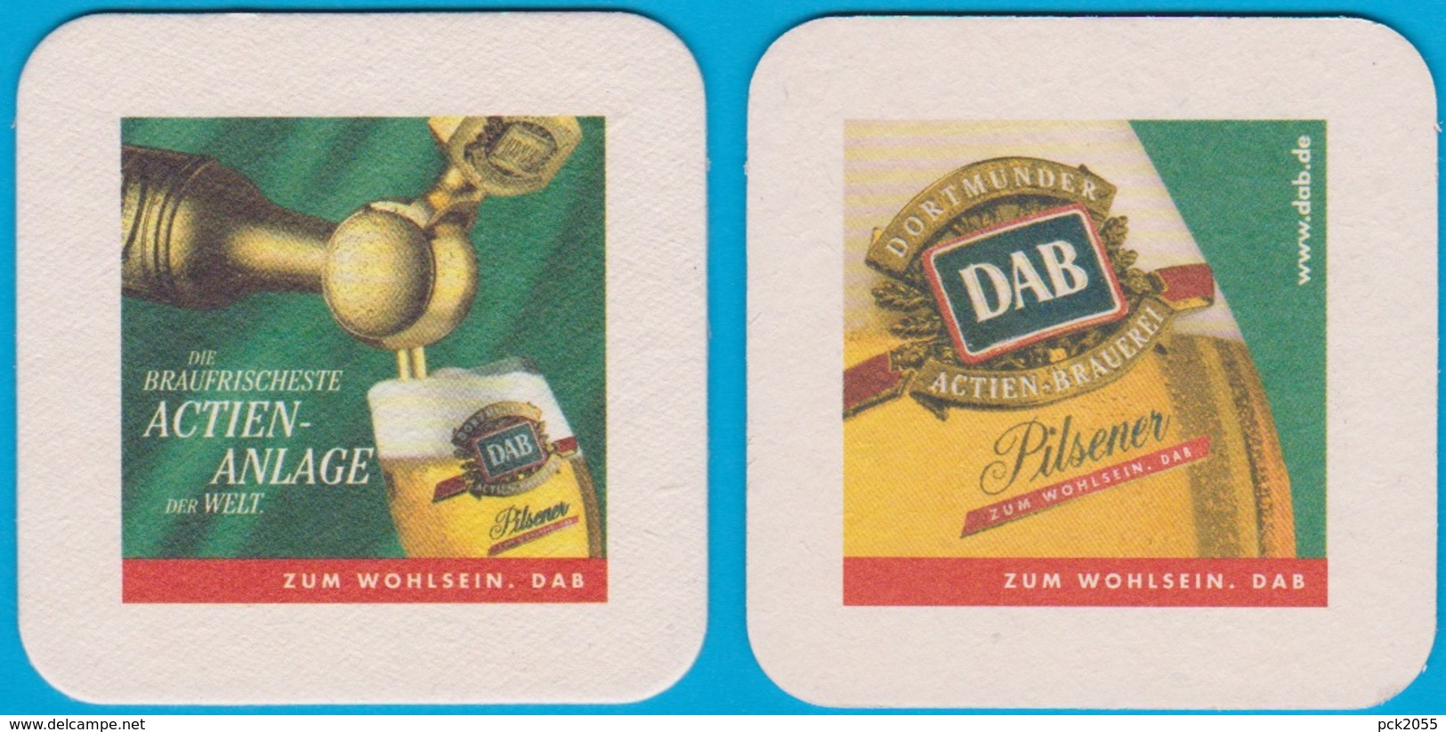 Dortmunder Actien-Brauerei  DAB Dortmund ( Bd 1895 ) - Sous-bocks