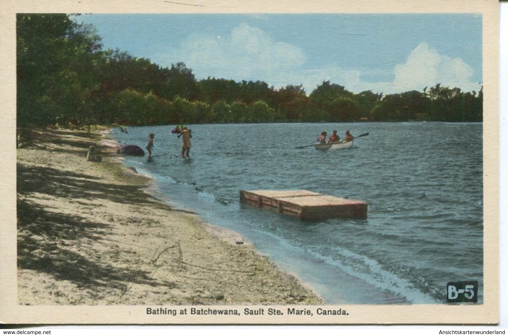 003980  Bathing At Batchewana, Sault Ste. Marie - Sonstige & Ohne Zuordnung