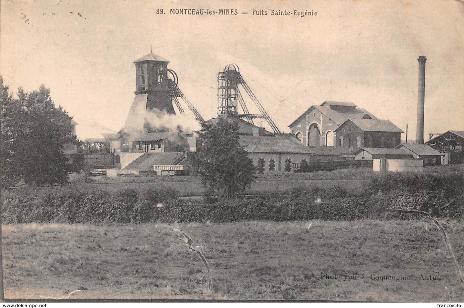 Montceau Les Mines (71) - Puits Sainte Ste Eugénie - Montceau Les Mines