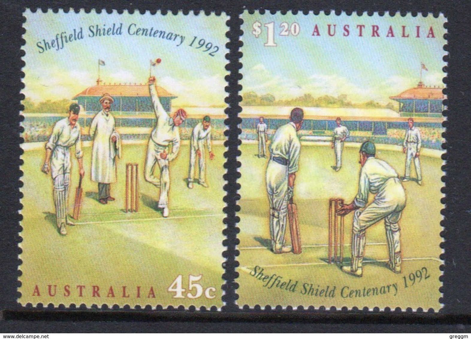 Australia 1992 Set Of Stamps To Celebrate Centenary Of Cricket Tournament In Unmounted Mint Condition. - Nuovi