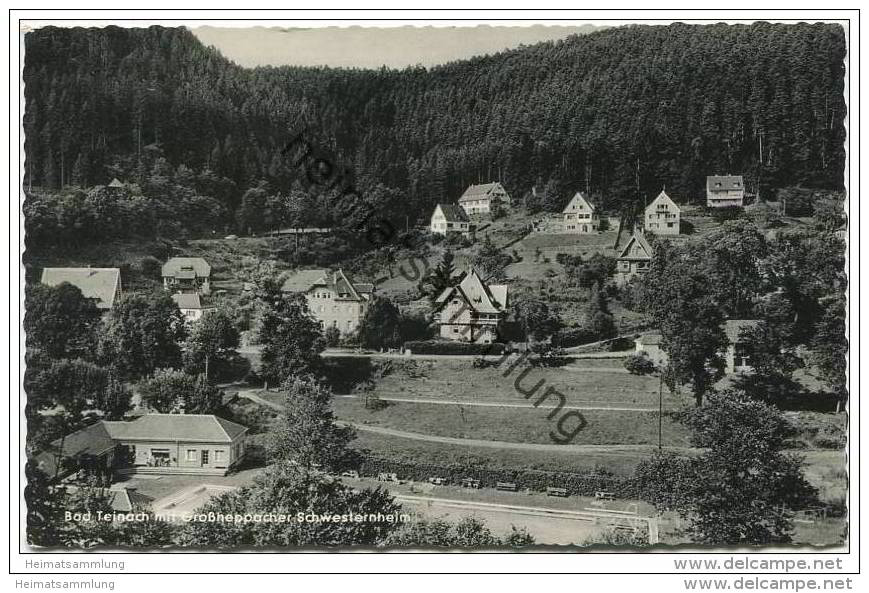 Bad Teinach Mit Grossheppacher Schwesternheim - Verlag A. Hermann &amp; Co. Stuttgart - Bad Teinach