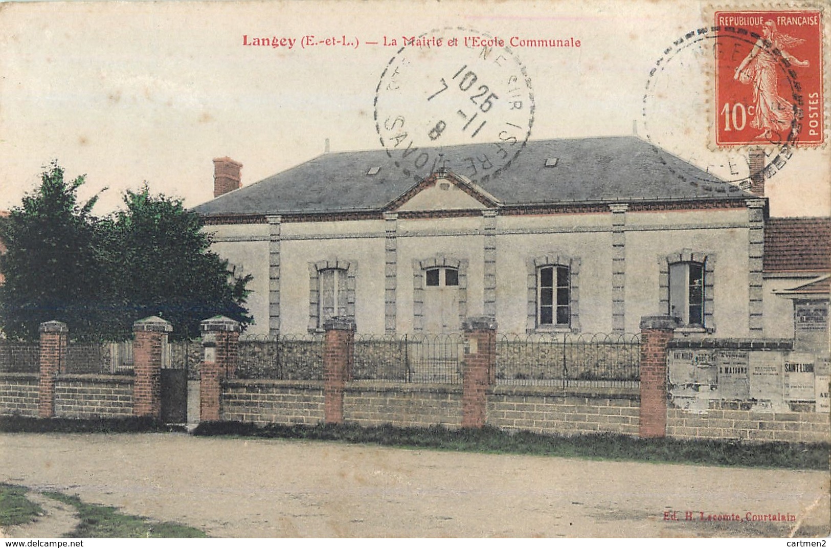 LANGEY MAIRIE ECOLE COMMUNALE  28 - Autres & Non Classés