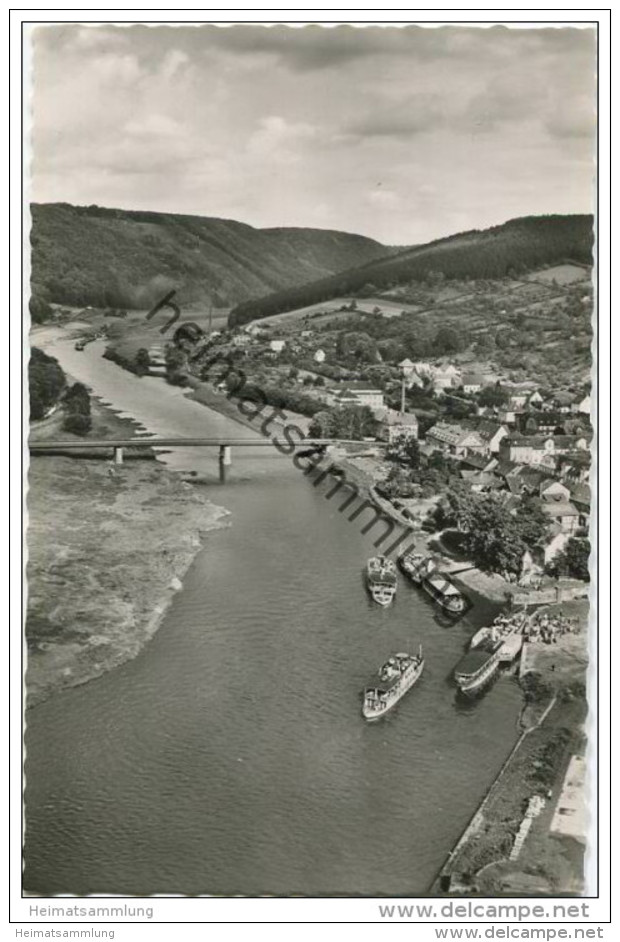 Betriebsfahrt Bei Karlshafen - Foto-AK - Verlag Oberweserdampfschiffahrt Hameln - Bad Karlshafen