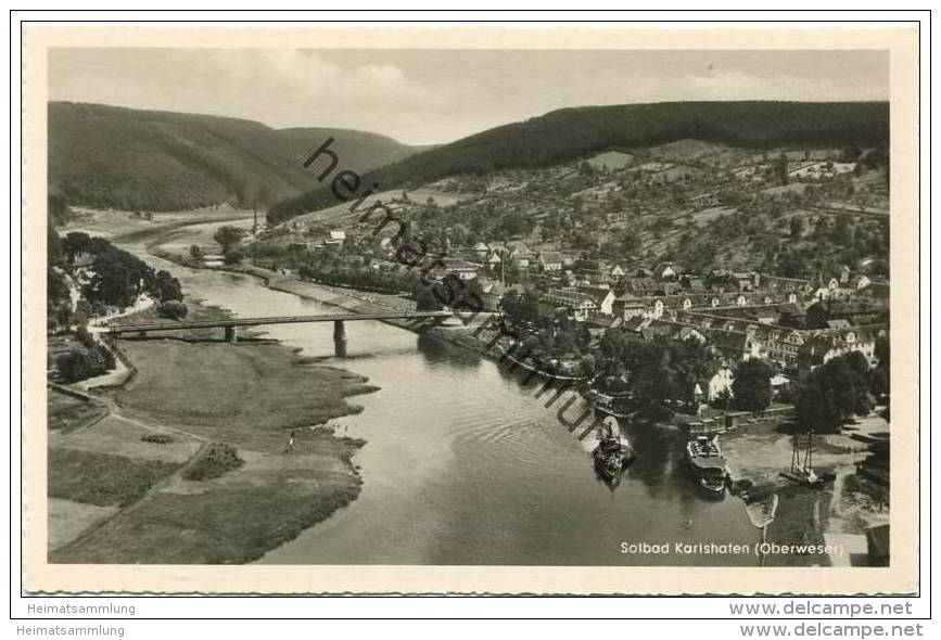 Solbad Karlshafen - Foto-AK - Verlag Artur Meinhardt Jr. Karlshafen - Bad Karlshafen