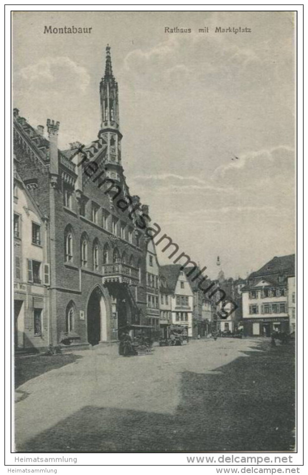 Montabaur - Rathaus Mit Marktplatz - Verlag Willy Kalb Montabaur - Montabaur