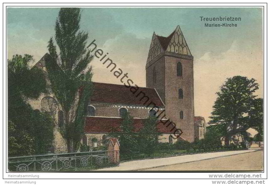 Treuenbrietzen - Marien-Kirche - Verlag H. Petermann Nachf. H. Zinn Treuenbrietzen 1930 - Treuenbrietzen