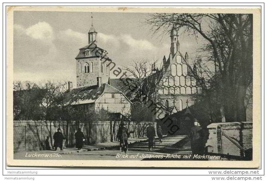 Luckenwalde - Blick Auf Johannes Kirche Und Marktturm - Verlag Photo-Scharf Luckenwalde 1930 - Luckenwalde