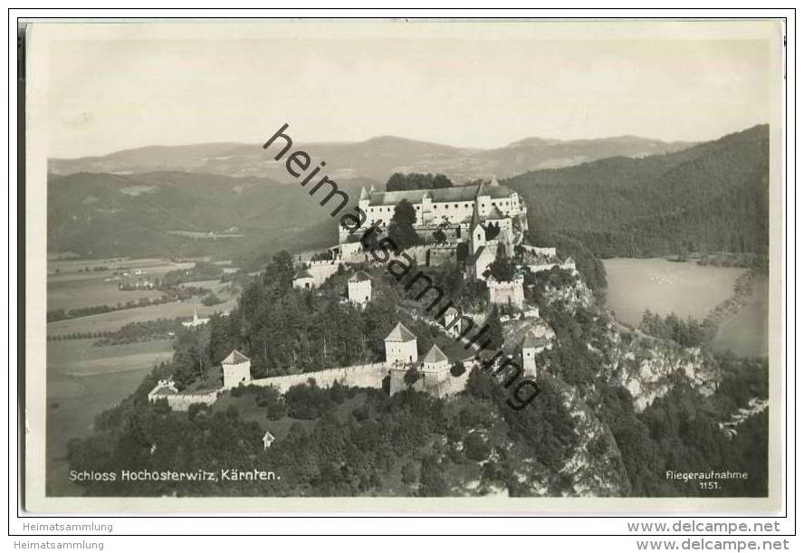 Schloss Hochosterwitz - Fliegeraufnahme - Foto-AK - St. Veit An Der Glan