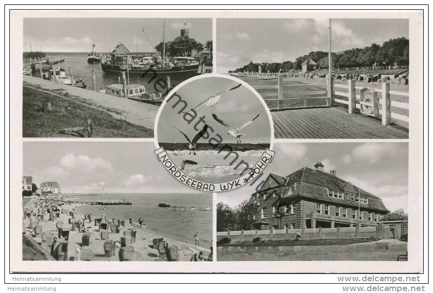 Nordseebad Wyk Auf Föhr - Foto-AK - Verlag E. Rubin Lübeck - Föhr