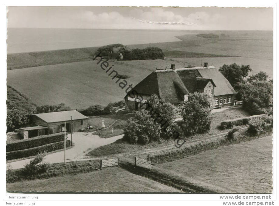 Pellworm - Petersen 's Gasthof - Foto-AK Grossformat - Deutsche Luftbild K.G. Hamburg - Halligen