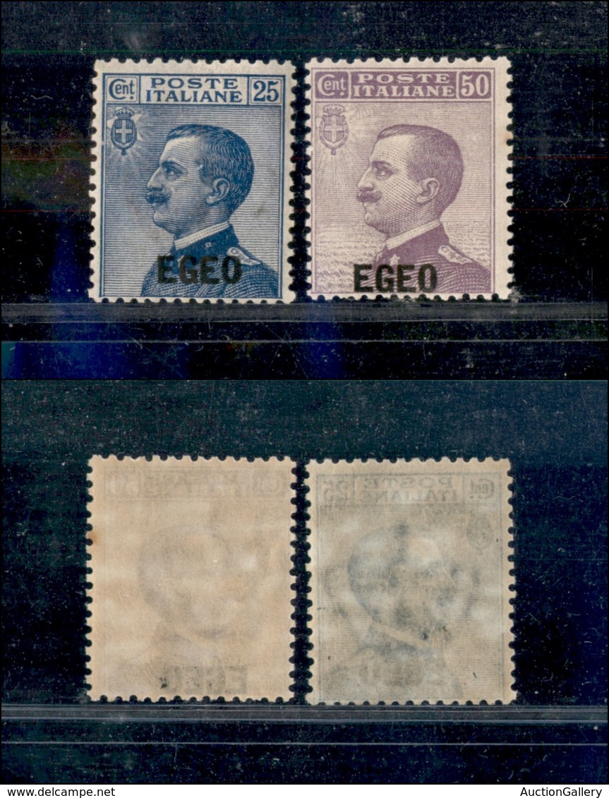 A17-312-A13-0562 COLONIE - EGEO - Egeo - 1912 - Soprastampati (1/2) - Serie Completa - Gomma Integra (550) - Other & Unclassified