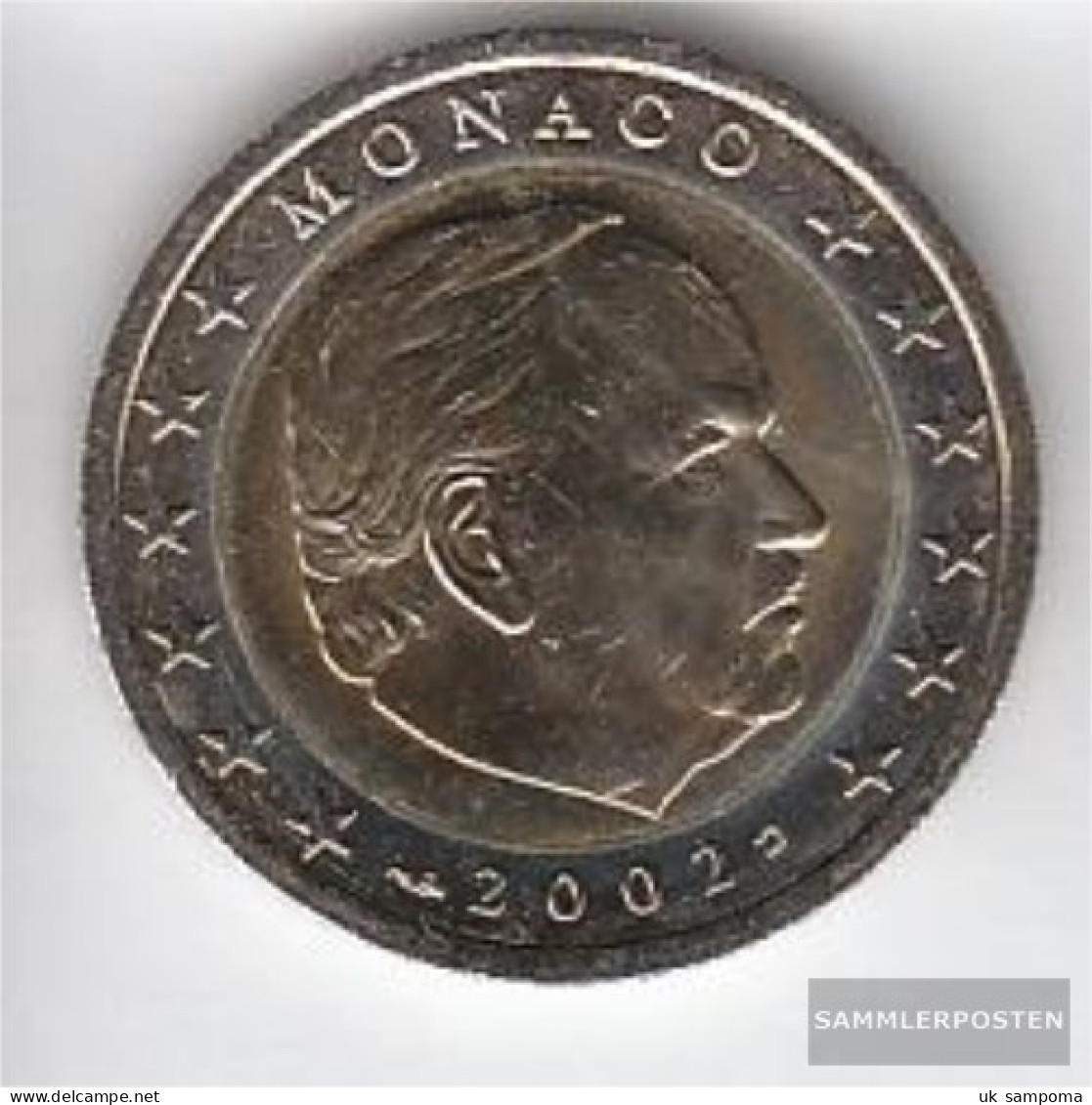 Monaco MON 9 2002 Stgl./unzirkuliert Stgl./unzirkuliert 2002 Kursmünze 2 Euro - Monaco