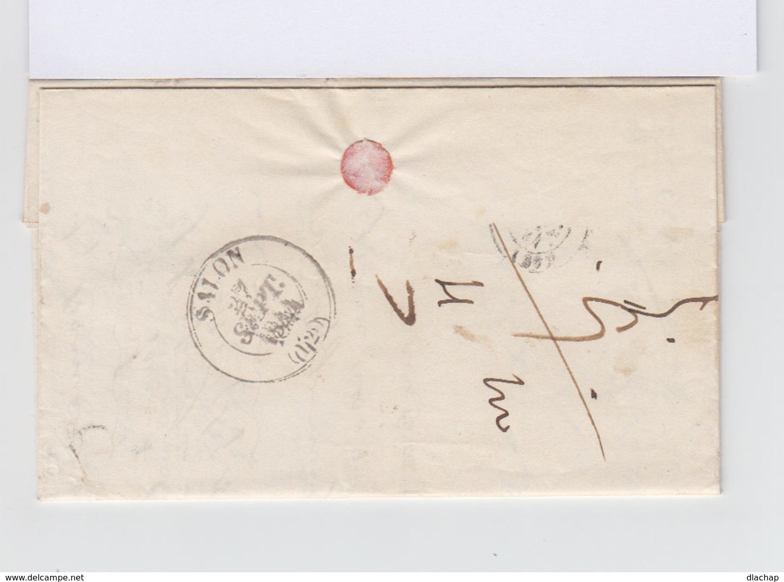 Sur Lettre Marque Postale Cachet Départ Puy St Martin 1844. (568) - 1801-1848: Précurseurs XIX