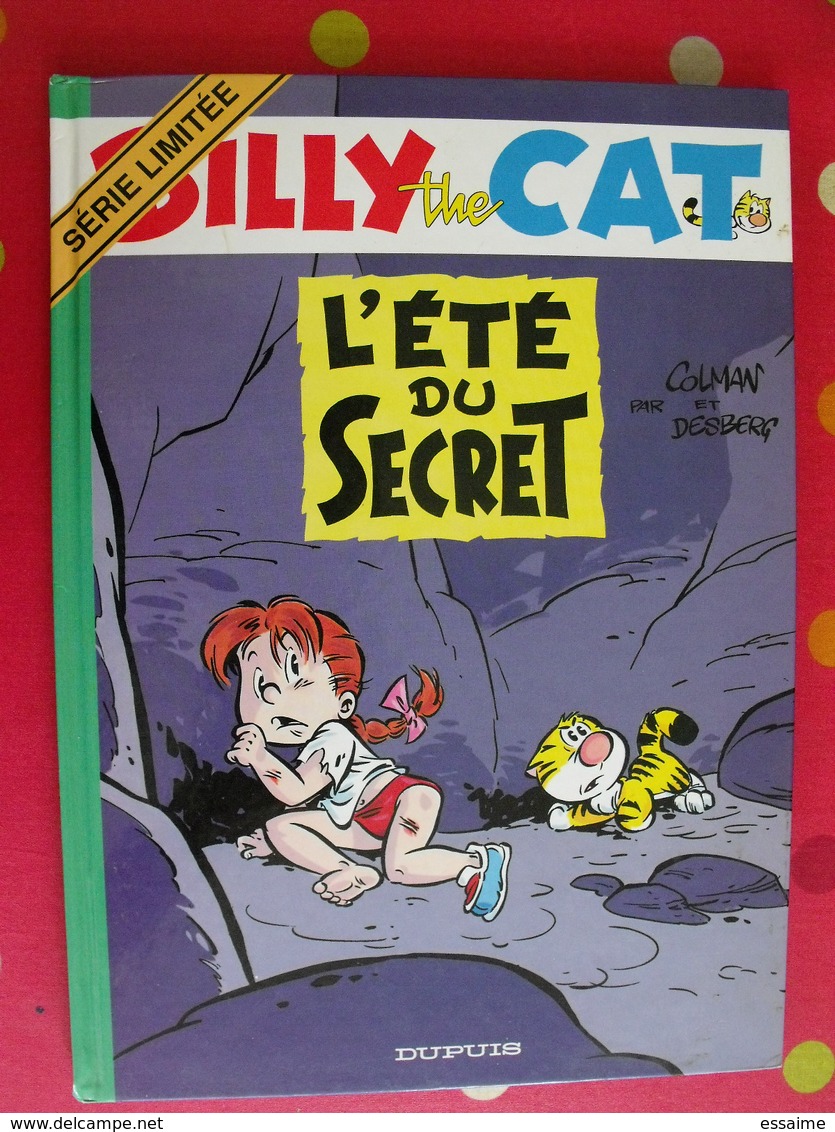 Billy The Cat 3. L'été Du Secret. Dupuis 2000 - Sonstige & Ohne Zuordnung