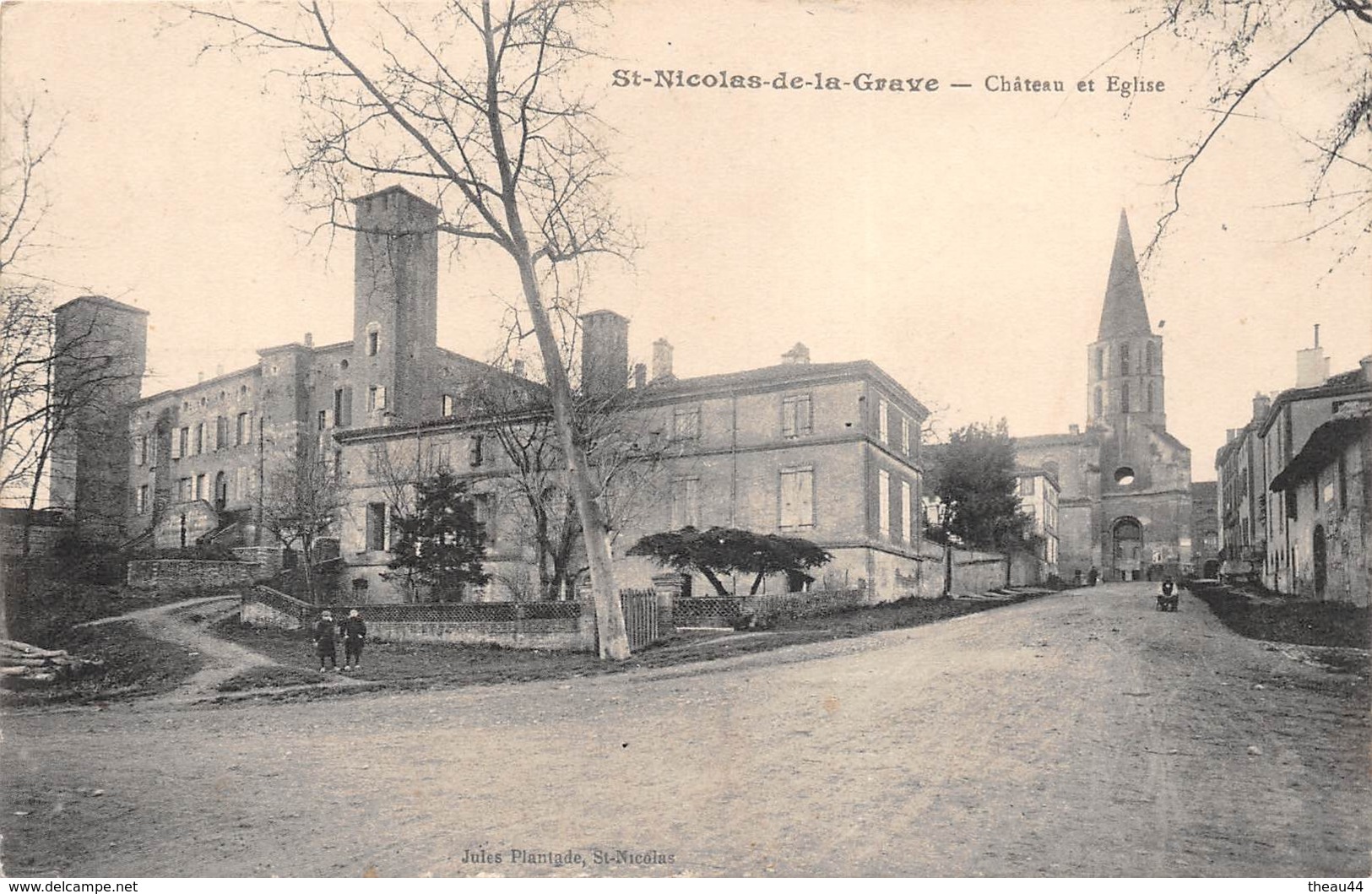 ¤¤   -   SAINT-NICOLAS-de-la-GRAVE   -  Chateau Et Eglise     -  ¤¤ - Saint Nicolas De La Grave