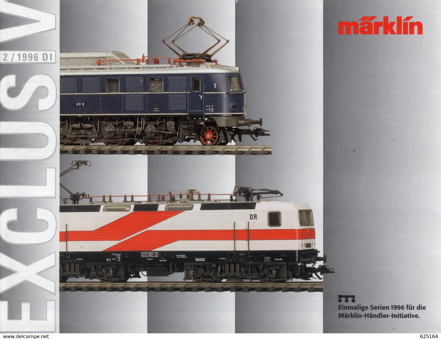 Catalogue Märklin 1996 Exclusiv 1996-2 Einmaligen Serien Spur HO - Allemand