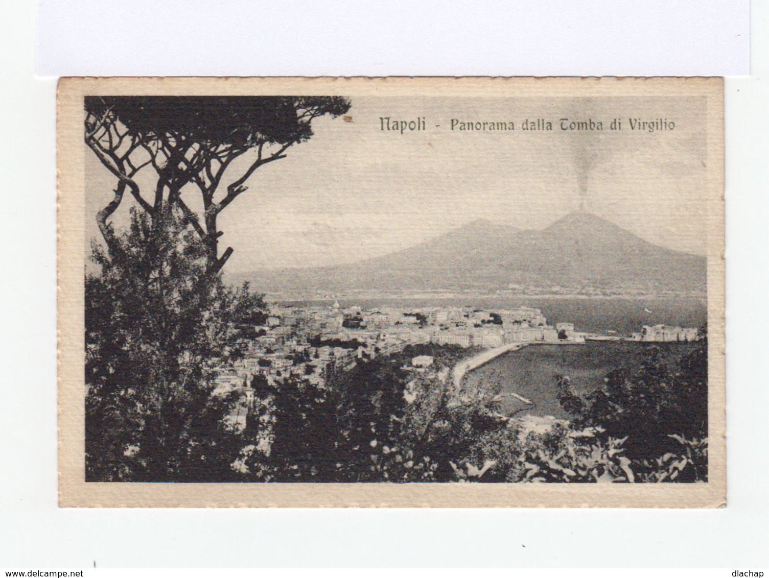 Napoli. Panorama Dalla Comba Di Virgilio. Baie Avec Vésuve. (3024) - Napoli (Naples)