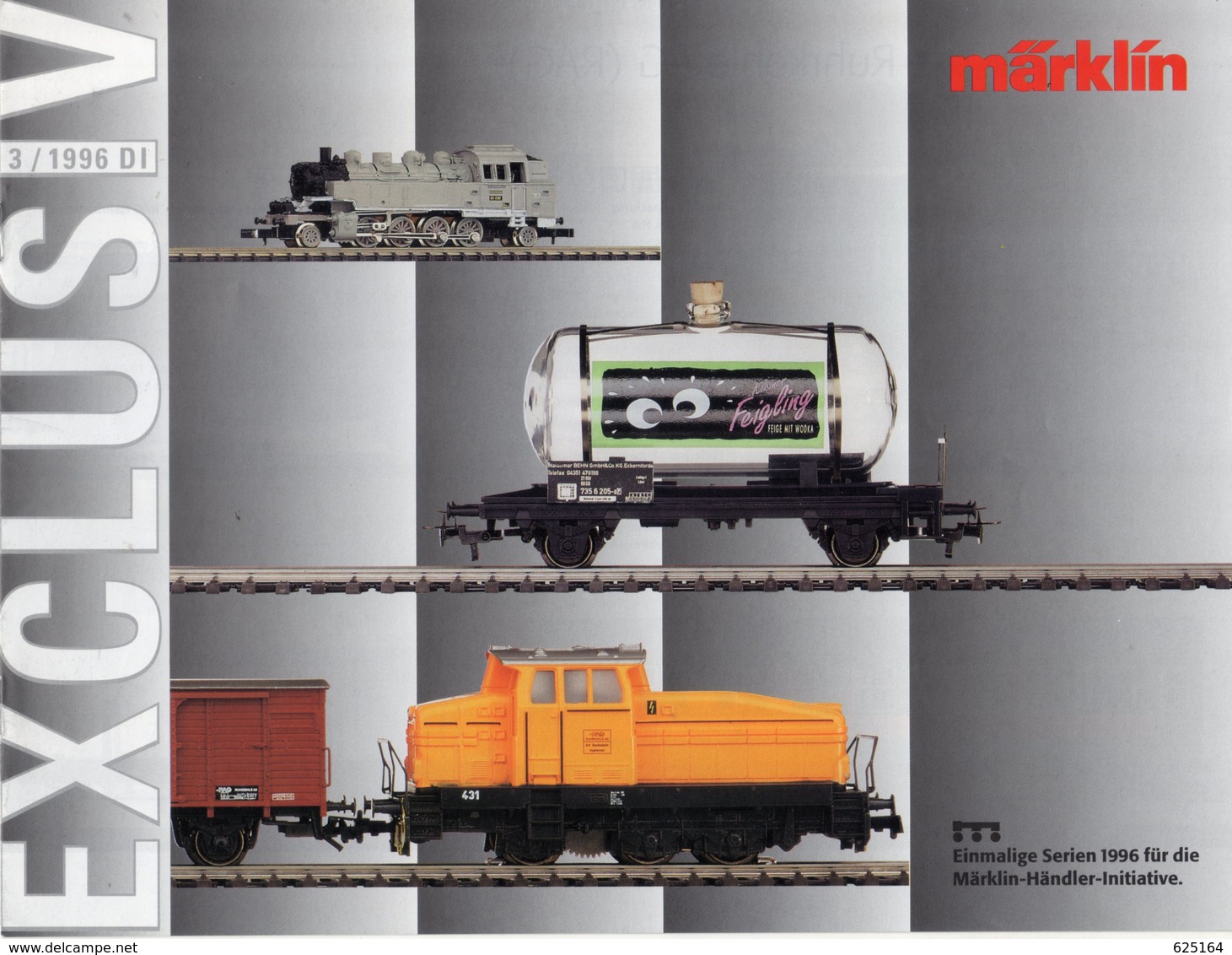 Catalogue Märklin 1996 Exclusiv 1996-3 Einmaligen Serien Spur HO - German