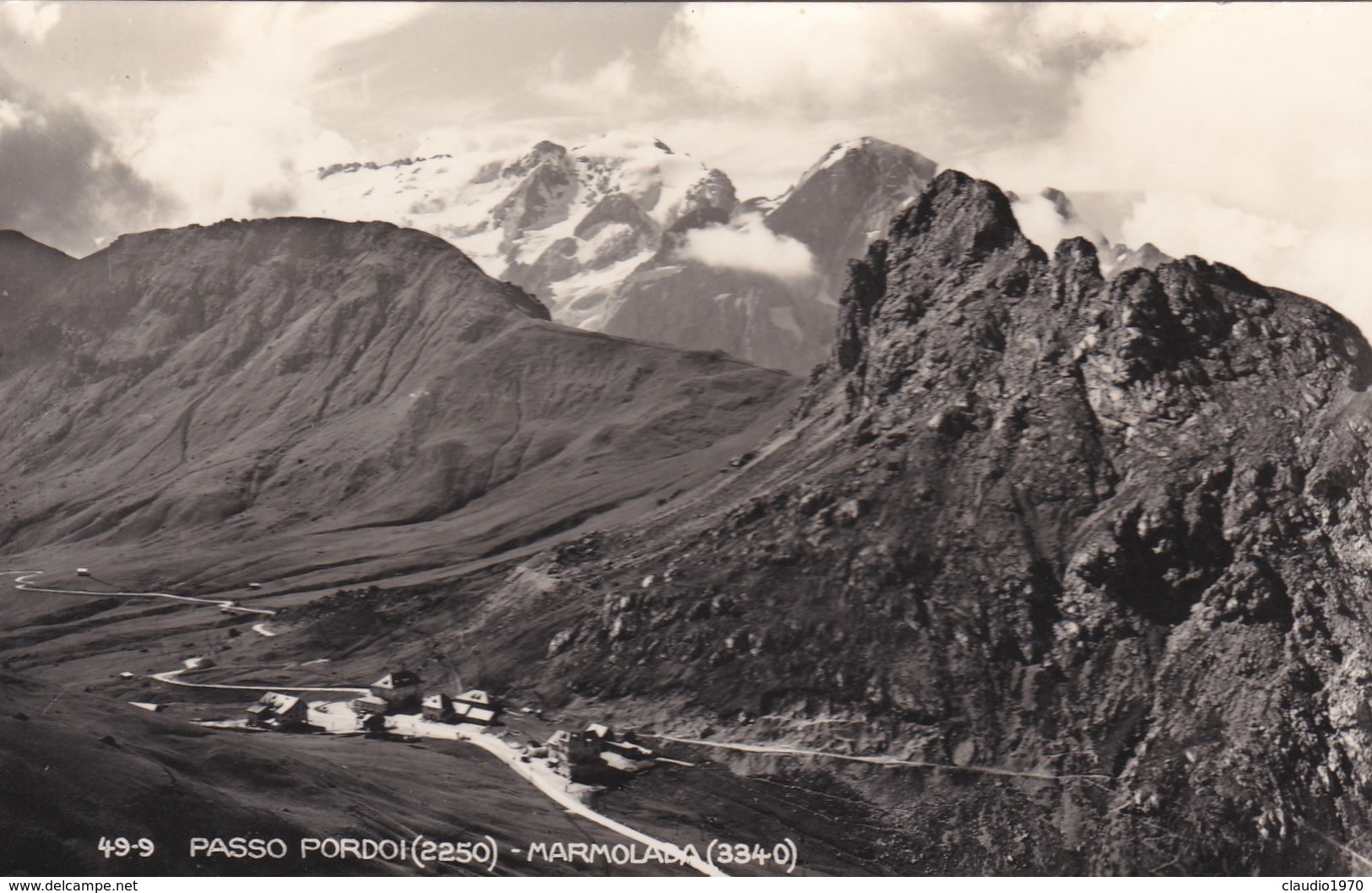 CARTOLINA - POSTCARD - TRENTO - PASSO PORDOI ( 2250 ) MARMOLADA 3340 - Trento