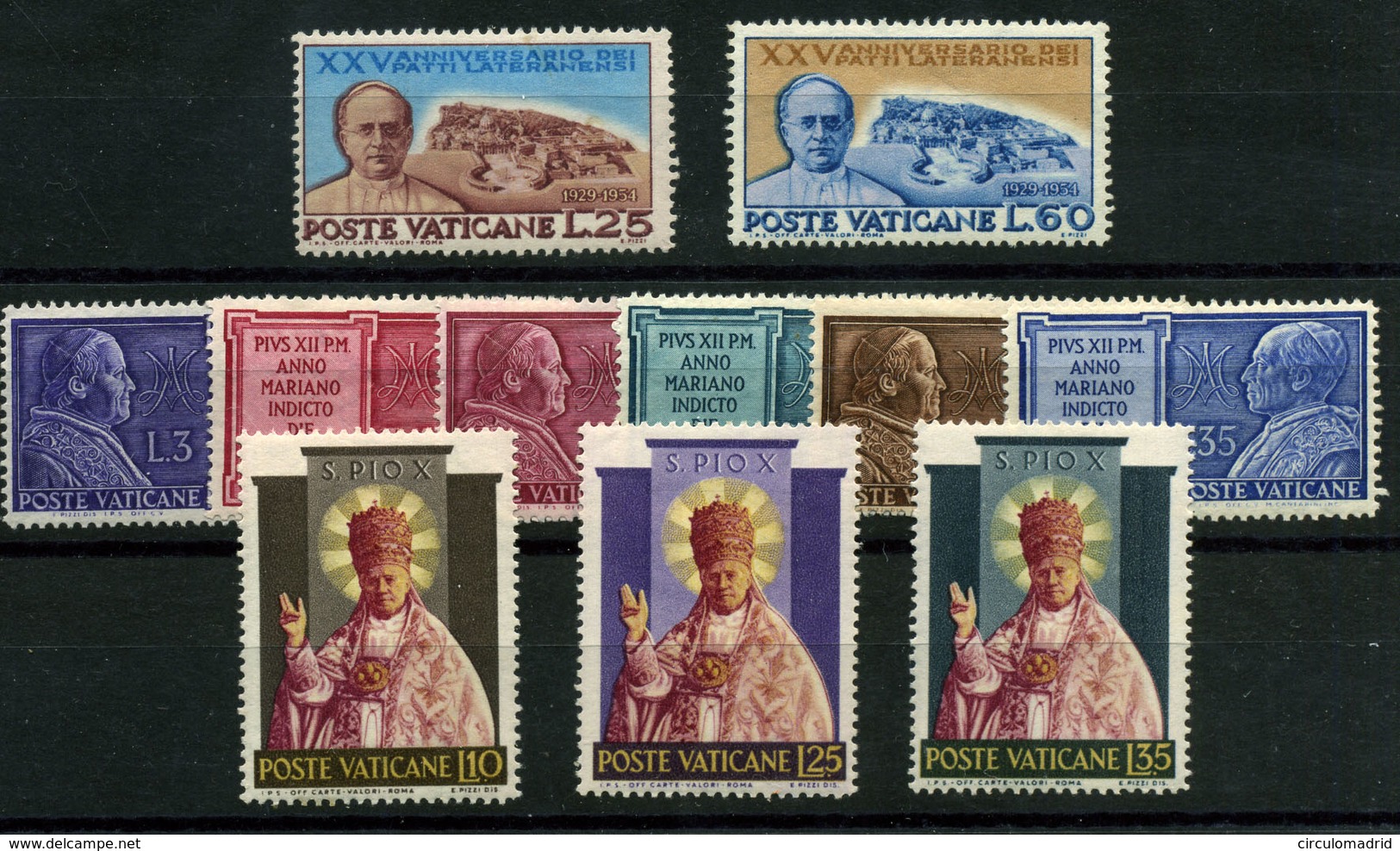 3271- Vaticano Nº 192/202 - Nuevos