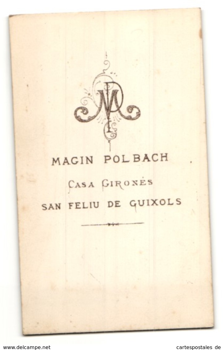 Foto Magin Polbach, San Feliu De Guixols, Portrait Junge Dame Mit Aufwendiger Frisur - Anonymous Persons