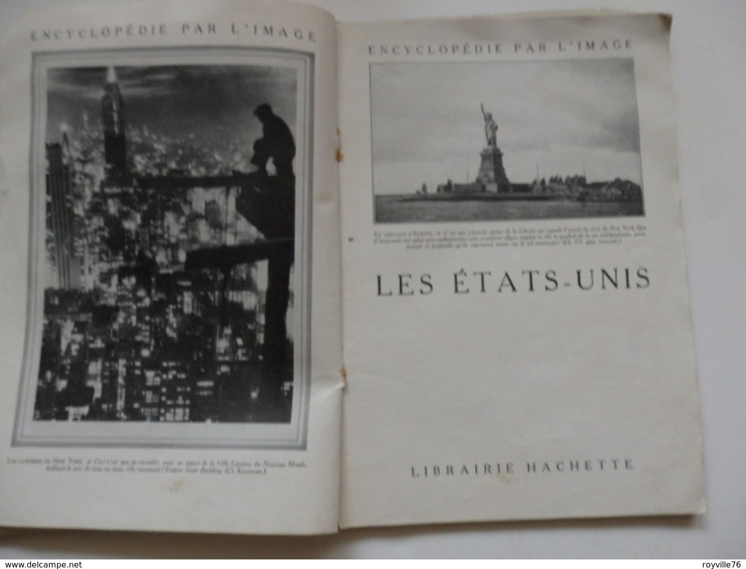 Encyclopédie Par L'image Sur Les Etats-Unis Par Hachette De 64 Pages - Other & Unclassified