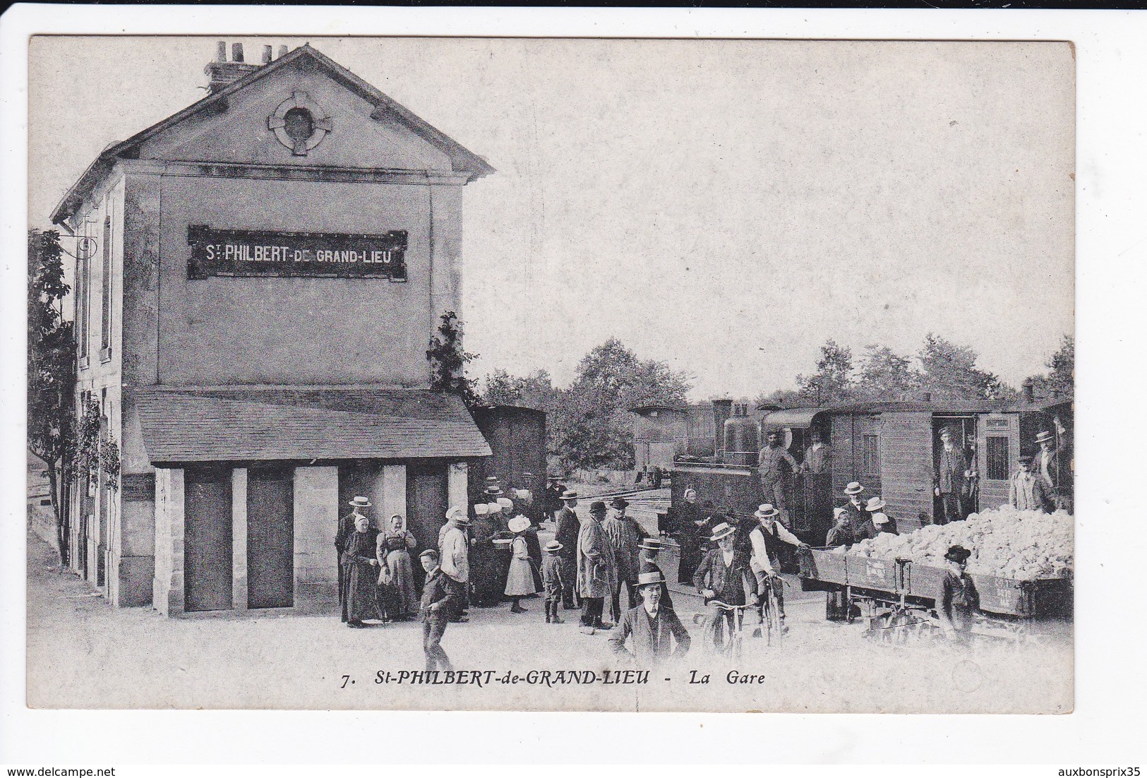 SAINT PHILBERT DE GRAND LIEU - LA GARE - TRAIN - 44 - Saint-Philbert-de-Grand-Lieu