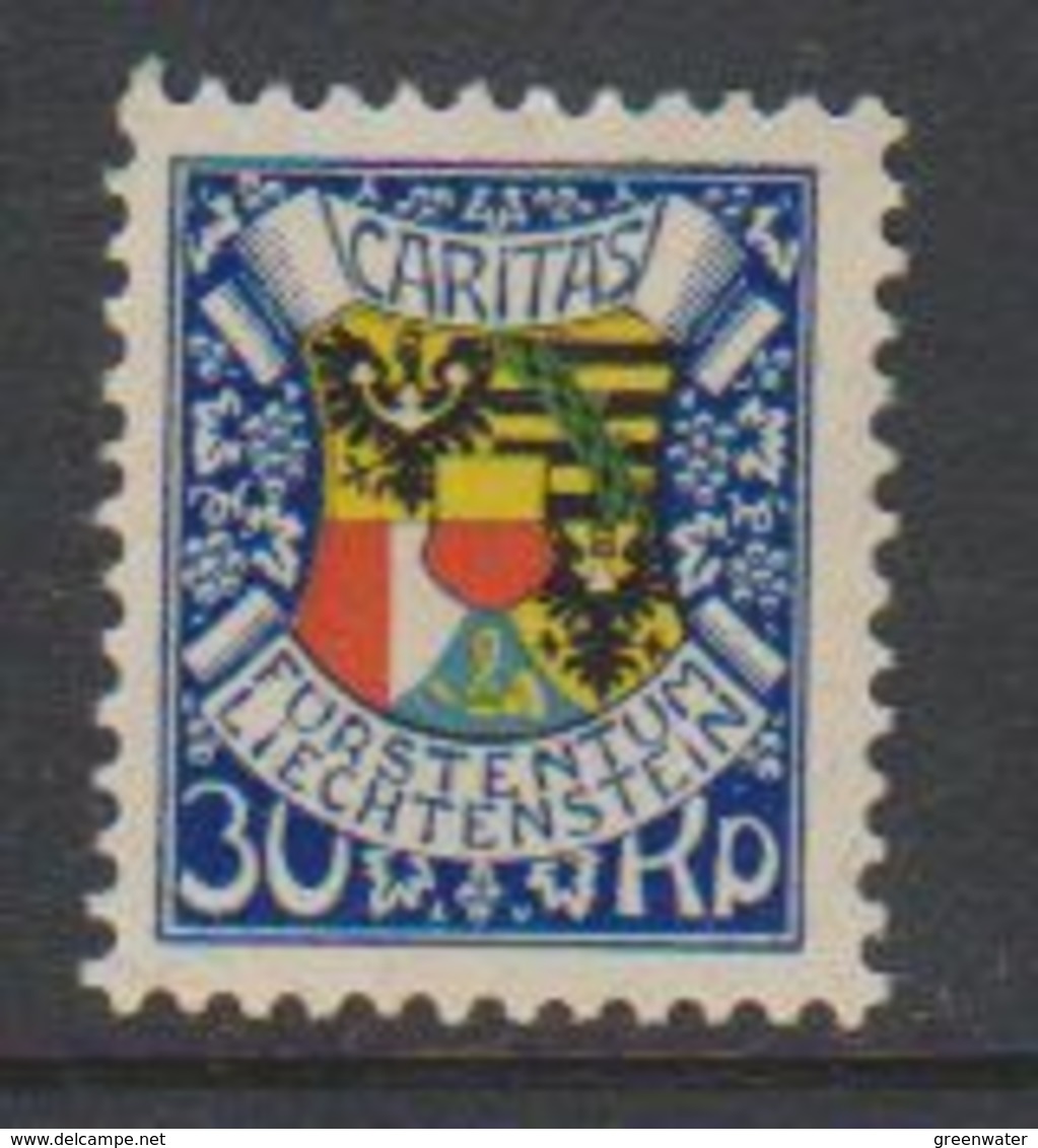 Liechtenstein 1927 Caritas/Geburtstag Des Fürsten Johann II 30Rp ** Mnh (39383) - Ongebruikt