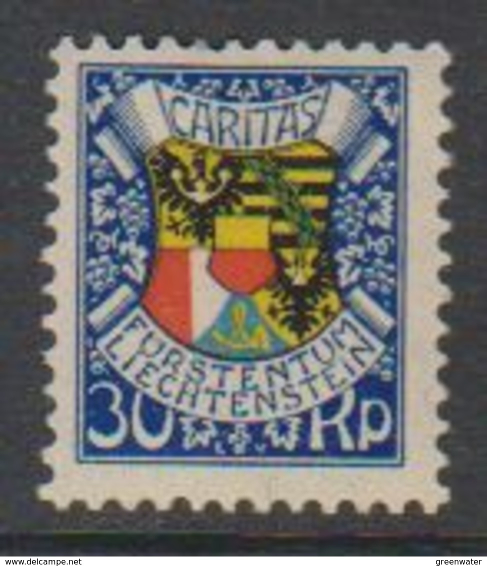 Liechtenstein 1927 Caritas/Geburtstag Des Fürsten Johann II 30Rp * Mh (=mint, Hinged) (39383A) - Ongebruikt