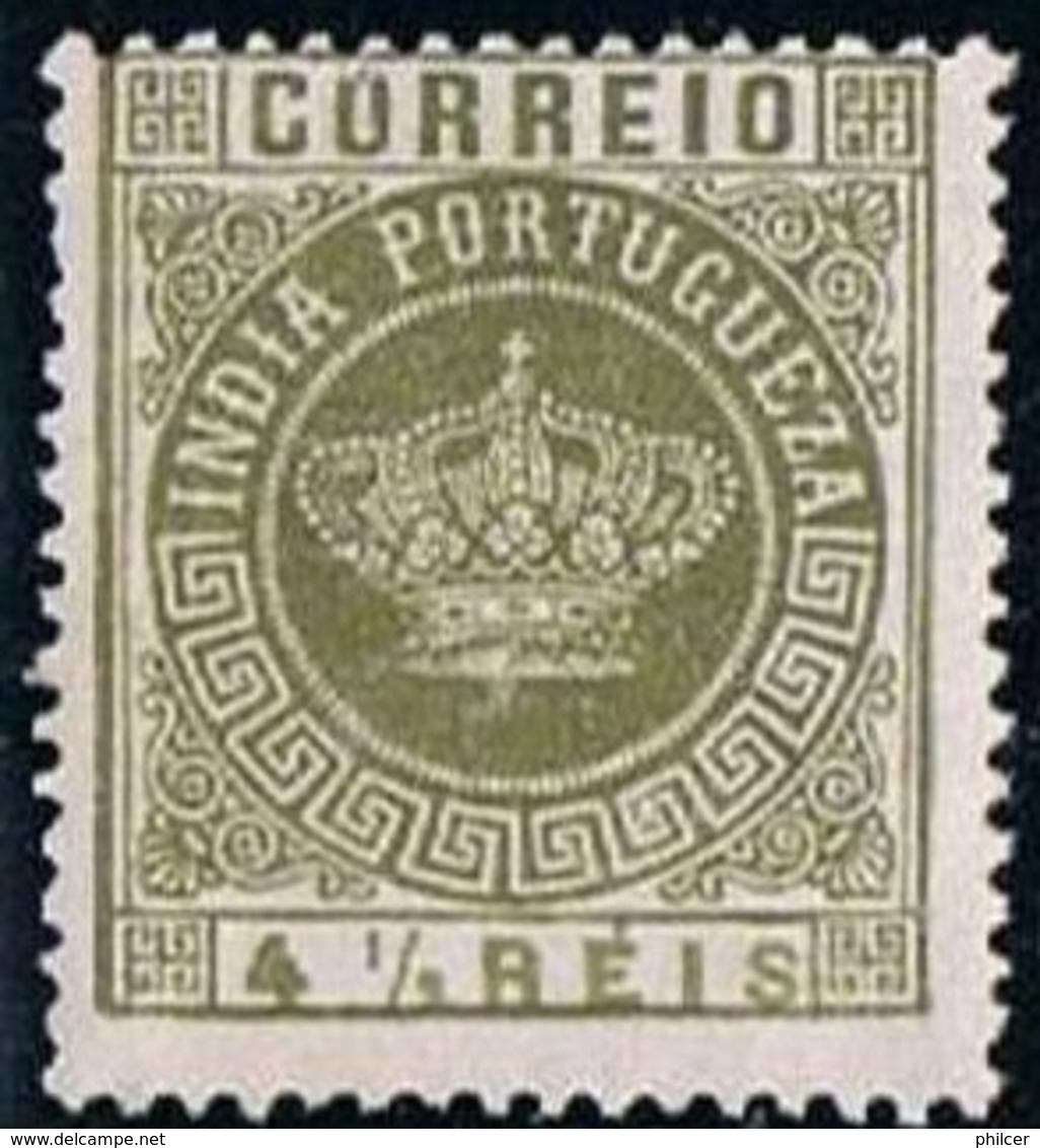 India, 1882, # 116, MNG - Portugees-Indië