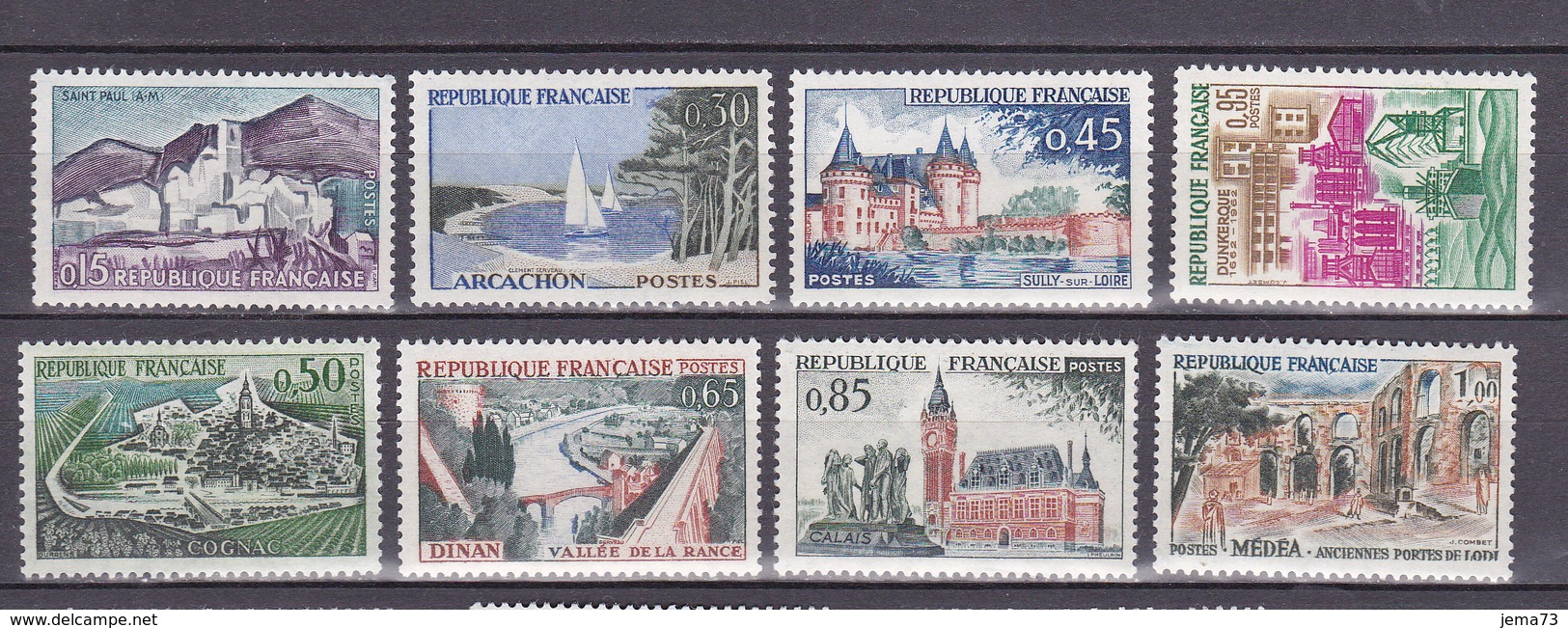 N°1311 à 1318 Série Touristique: Timbres Neuf Sans Charnière - Neufs