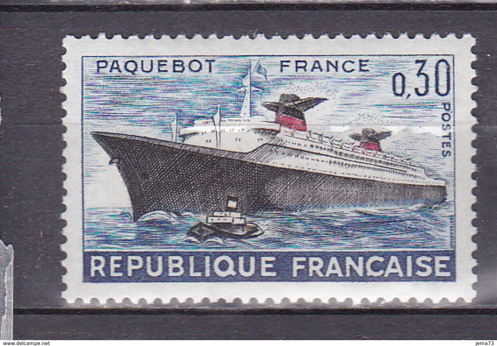 N°1325 Premier Voyage Du Paquebot " France ": Timbre Neuf Sans Charnière - Neufs