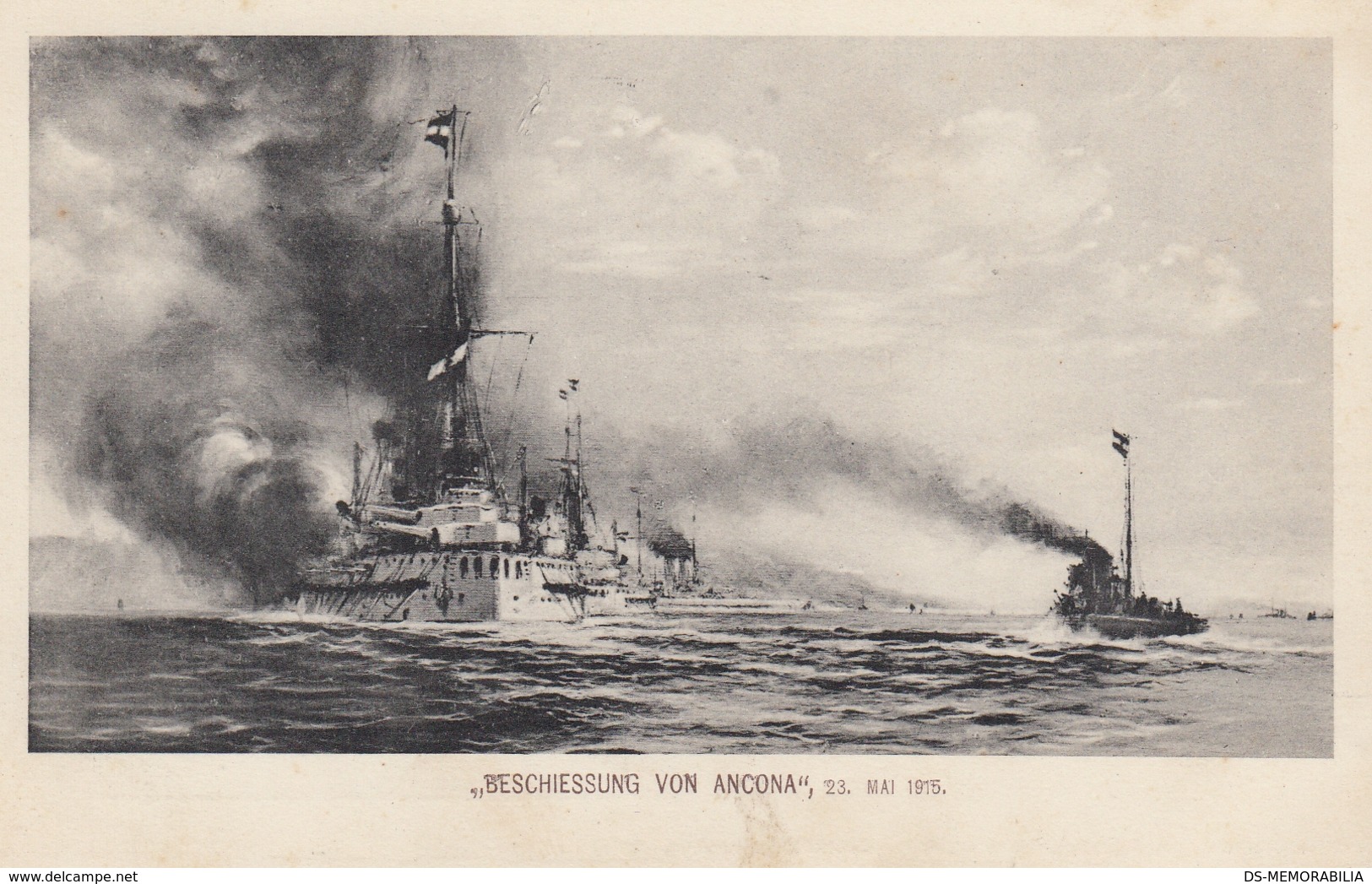 Pola - Kuk Kriegsmarine , Beschiessung Von Ancona 1915 - Croatia