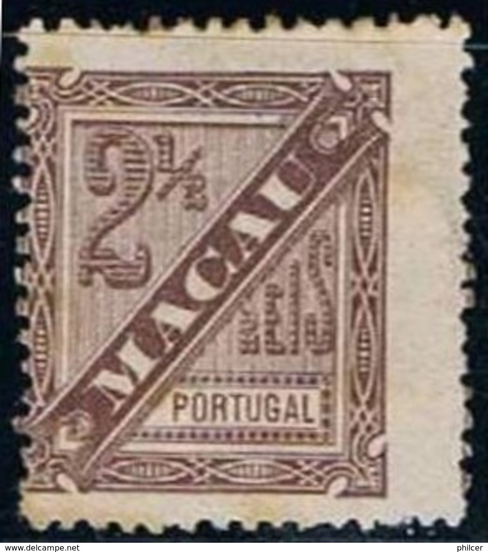 Macau, 1893/4, # 46 Dent. 12 1/2, MNG - Unused Stamps