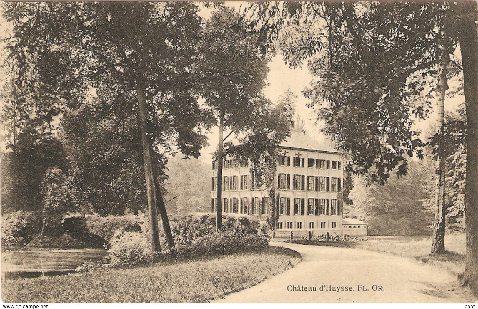 Huysse ( Kruishoutem ) : Château D'Huysse. Fl. OR. 1915 - Kruishoutem