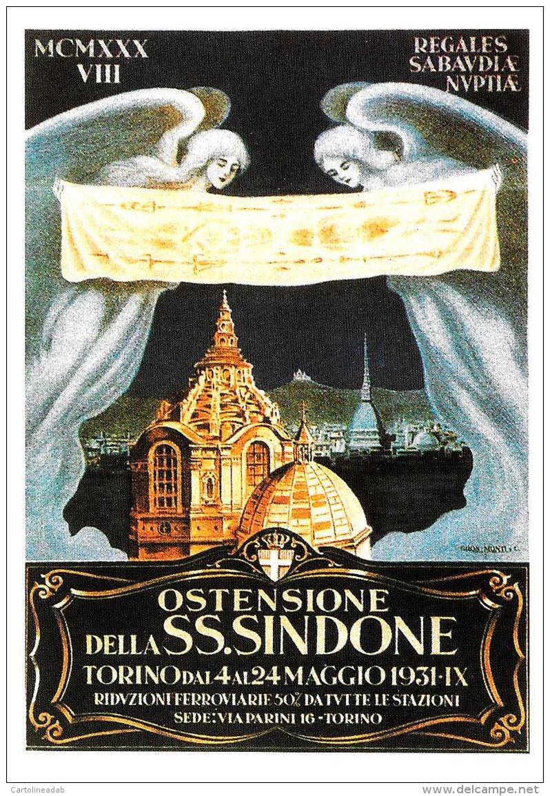 [MD1998] CPM - OSTENSIONE DELLA SACRA SINDONE TORINO - CON ANNULLO 18.4.1998 - NV - Altri & Non Classificati