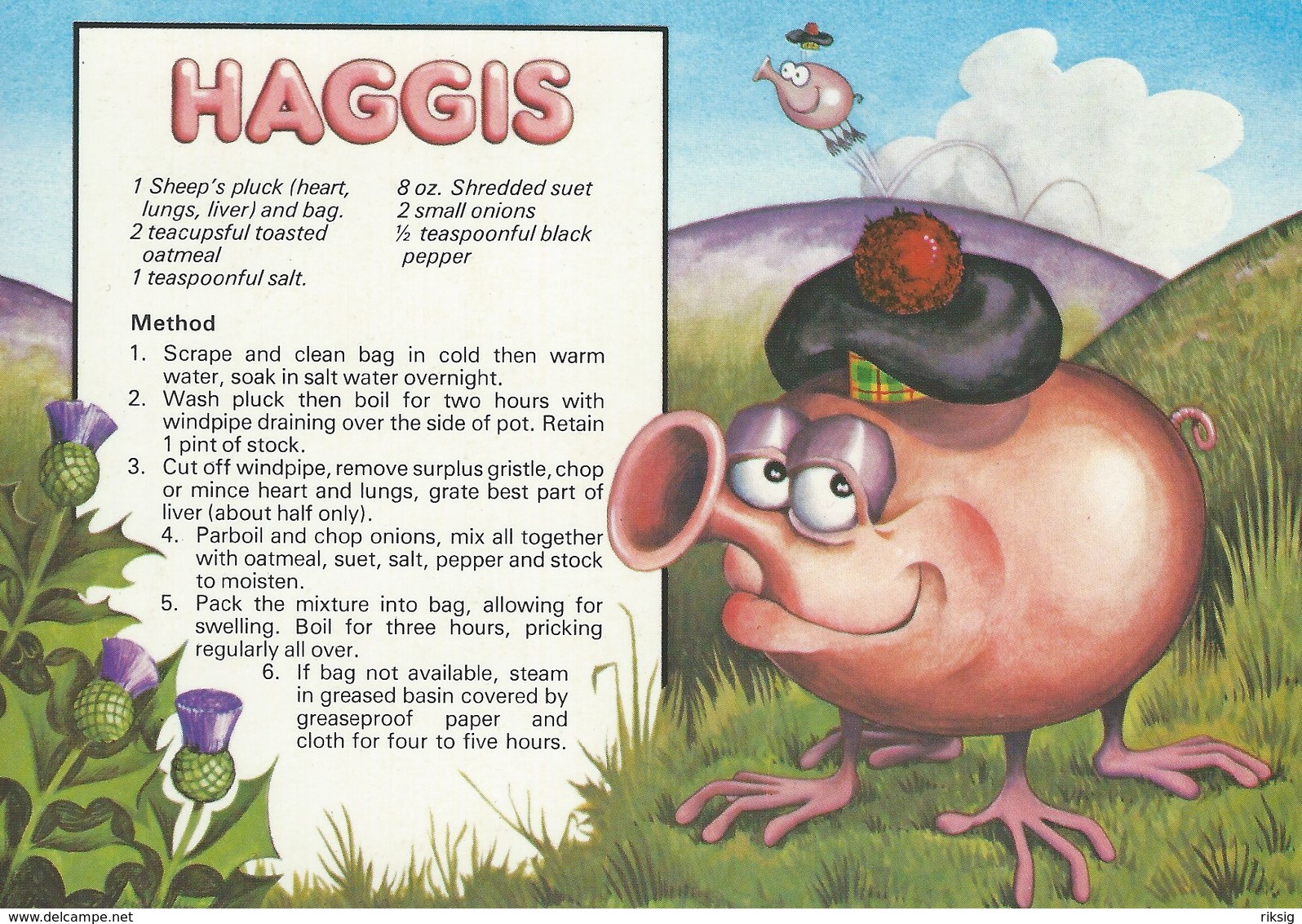 Haggis - Recipe.  # 04693 - Recipes (cooking)