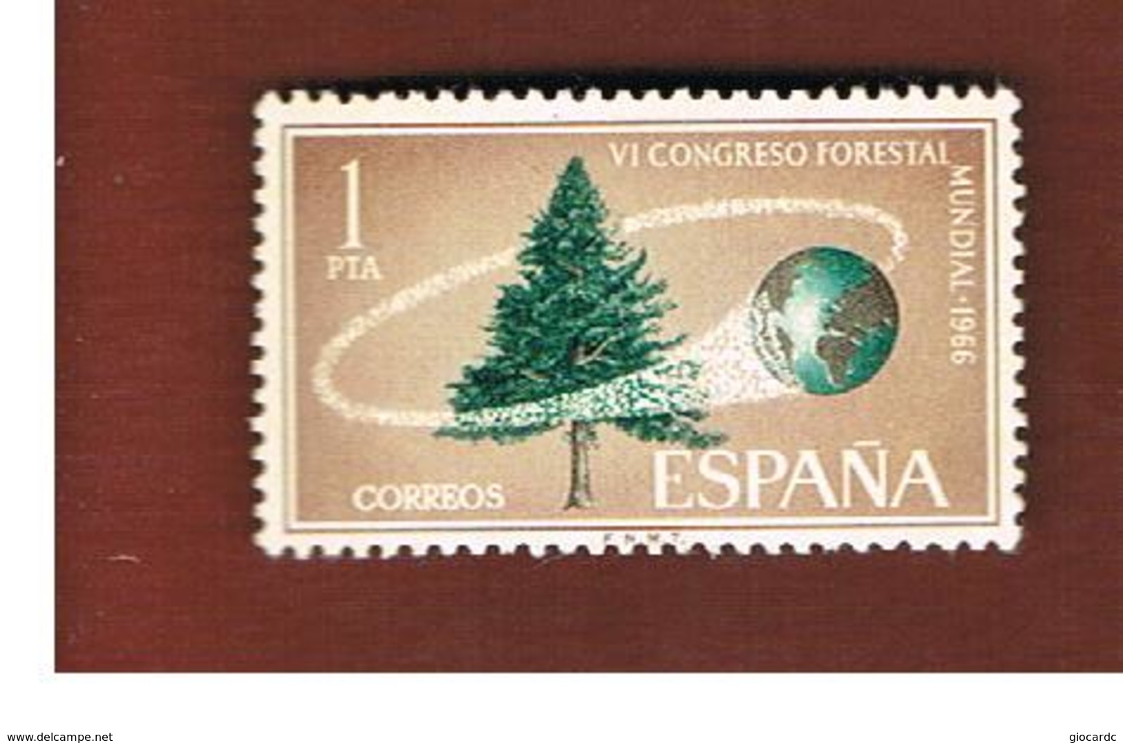 SPAGNA (SPAIN) - SG 1796   -   1966 WORLD FORESTRY CONGRESS     -   (MINT)** - Nuovi