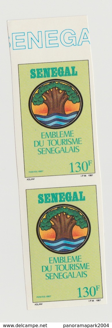 Sénégal 1987 Non Dentelés Imperf Tourisme Sénégalais Baobab Tree Arbre Baum Beach Strand Plage - Senegal (1960-...)