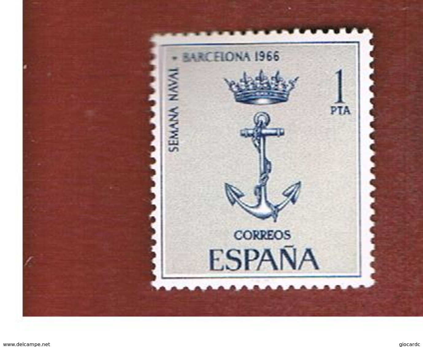 SPAGNA (SPAIN) - SG 1797   -   1966  NAVAL WEEK  -   (MINT)** - Nuovi