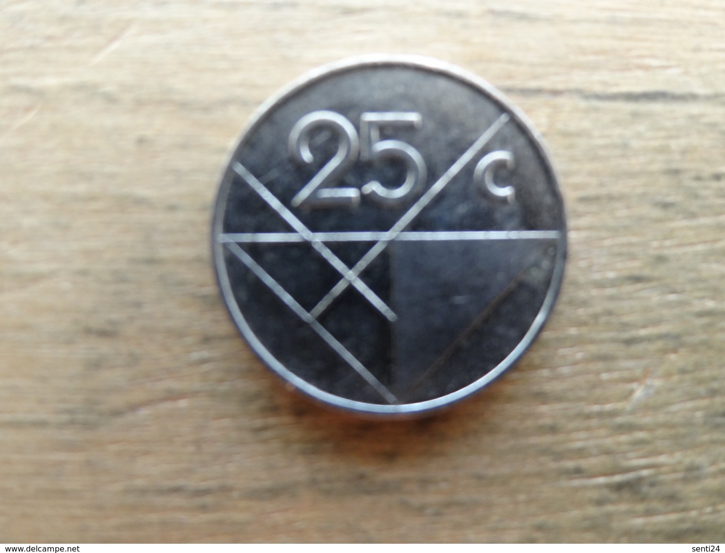 Aruba  25  Cents  2001  Km 3 - Antillen